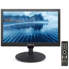 Skitphrati 15.6 Inch Small Computer Pc Monitor 1366X768 Video Screen Hdmi Vga