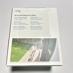 Ring Spotlight Cam Plus Plug-In White Outdoor/Indoor Camera Brand New Sealed.