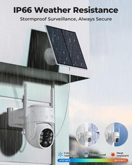 Security Cameras Wireless Outdoor 5G& 2.4G, No Subscription, 2 Cam-Kit,4MP Solar