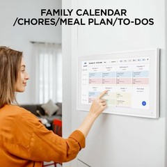 Digital Family Smart Calendar 21.5 inch Full HD Touchscreen Wi‑Fi Google iCloud