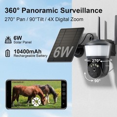No WiFi Needed – 2K Color Night Vision Solar Security Camera with Motion Alerts