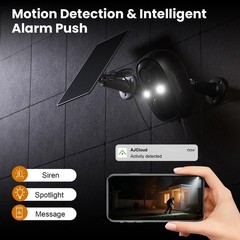 Security Cameras Wireless Outdoor, Free Cloud Storage, 2.4GHz WiFi Camera Out…