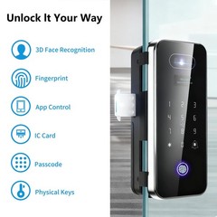 ** NEW Sliding Glass Door Lock | 3D Face Recognition | Fingerprint | App Control