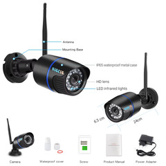 1080P HD IP Camera Wifi IR Night Vision SD Card Wireless Camera 2MP Audio Record