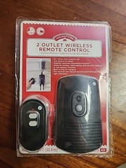 2 Outlet Wireless Remote Control Indoor & Outdoor 100 ft Range Holiday Times New
