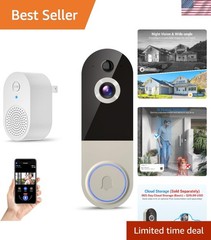 Outdoor Wireless Dome Security Camera – 1080P with Night Vision & App Control