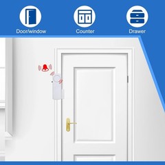 Single Wireless Door Alarm – 90dB Compact Sensor for Safety at Home/Office