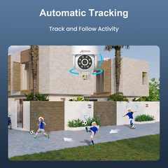 ANRAN WIFI Outdoor Security Camera System PTZ Wireless 2TB 8CH 5MP 12” Monitor