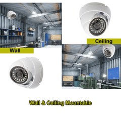1080p Wide Angle 100 Degree High Definition Indoor/Outdoor CCTV Security Camera
