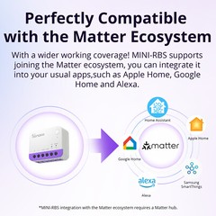 SONOFF WIFI Smart Switch Roller Shutter Switch MINI-RBS Matter Timer APP Control