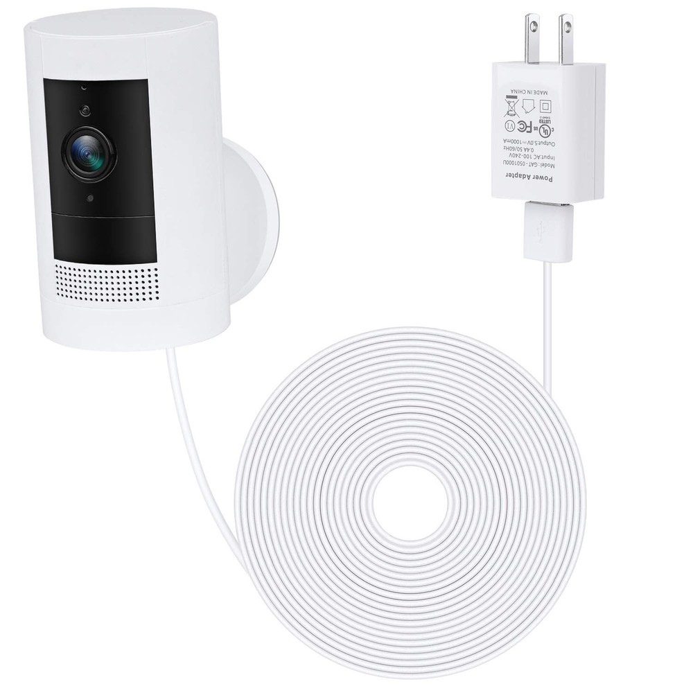 Adaptador Energia Camara Ring 3Gen Cable 9M Exterior Resistente Carga Continua