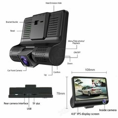 32GB HD Camara De Seguridad Dash Cam Para Auto Carro Delantero/Trasero/Interior