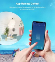 Tuya App Smart WiFi Control Switch, 30A Max Output,Add WiFi Remote to Lights,