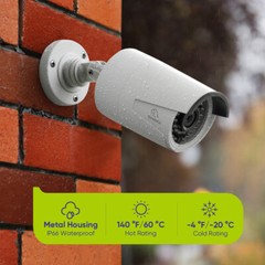 SANNCE 8CH 4K NVR POE 3MP 5MP AI Security Camera System Two Way Audio Recording