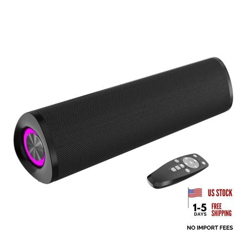 Sound Bar with 2.0CH 60W Peak Power, Bluetooth 5.3, 3 EQ Modes & Black-L03
