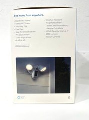Ring Floodlight Cam Wired Plus | Outdoor Surveillance Camera Flood Light Siren
