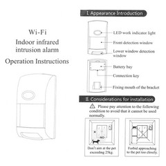 WiFi Mini PIR Motion Sensor Infrared Alarm Detector For Tuya Smart Life APP Lot