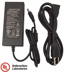 UL 12V DC 5A Power Supply Adapter 110/240 12 V Volt 12Volt 5000mA 5 A Amp 5 Amp