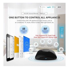 Broadlink RM4 pro Smart IR/RF Remote Control Hub with Sensor Cable