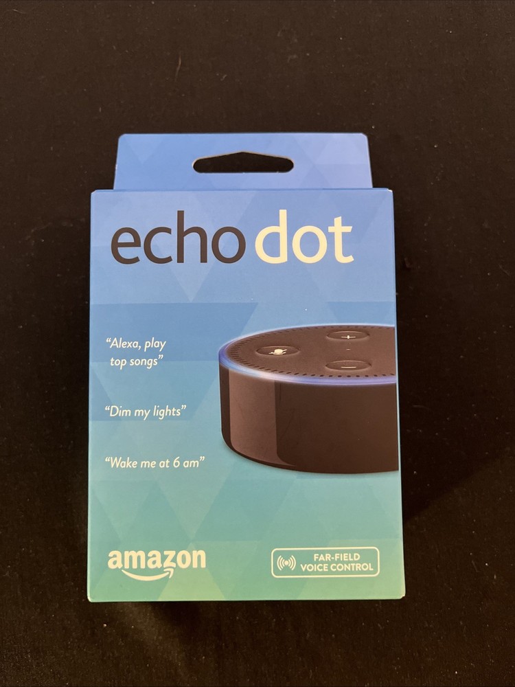 Amazon Echo Dot (2nd Generation) Smart Speaker Black- Sealed Brand New