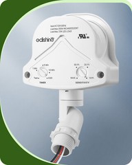 EDISHINE Motion Sensor, Automatic Dusk to Dawn, 240 Degree Replacement White