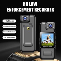 4K WiFi Camera 1080P DVR Video Audio Recorded IR Night Camcorder Police Body Cam