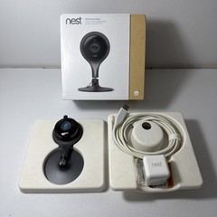 Google Nest Cam (NC1102ES) Indoor A0005 Camera Black Good Working Condition