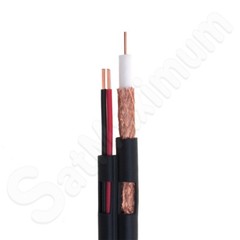 RG59 Coaxial Cable Siamese 20AWG+ 18/2 Power BULK Wire for CCTV Security Camera
