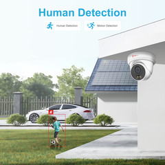 Anpviz 5MP Outdoor PoE IP Camera, AI Human Detection Color Night Vision, ONVIF