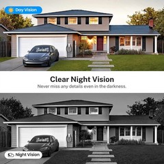 Wireless Wi-Fi Video Doorbell Camera with Two-Way Audio, AI Motion Detection, Ni