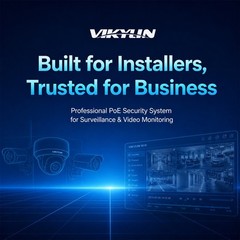 Vikylin Smartfind 16POE 16CH NVR IR 8MP PTZ Auto Tracking Security IP Camera Lot