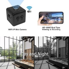 ​Smart Mini WiFi Security Camera 1080P HD Home Surveillance Cube Night Vision