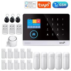 Wirless Intelligent Burglar Home Security Alarm System 433MHz GSM App Control