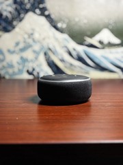 Used Amazon Echo Dot 3rd Generation Bluetooth/Wi-Fi Black (No power cord)