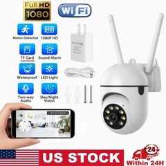 ✅Wireless 2.4G WiFi Security Camera System Smart Night Vision Cam 1080P