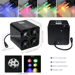 4color 36W Twinkle Fiber Optic Starlight Box – 4Port Light