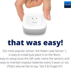 YoLink Smart Home Starter Kit Hub & 3Pack Water Leak Sensor 1, LoRa Up to 1/4…