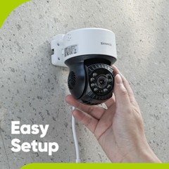 SANNCE 1080P CCTV Security Camera 360° Pan&Tilt Outdoor 2MP IR Night Vision WDR