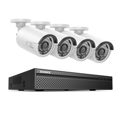 SANNCE 4K 8CH 16 NVR 5MP Home POE AI Security IP Camera System Two Way Audio
