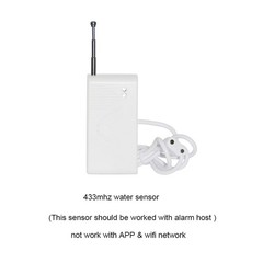12V 433MHZ Wireless Water leak Sensor Water Leakage Detector For Alarm System A