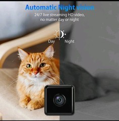 HD Wi-Fi Cube Camera, IP Network, Indoor, Color, USB Powered, Model HDwificamPro