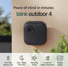 2 Blink Outdoor 4 th Gen Newest Model Wireless Security Cameras HD 2Way Audio