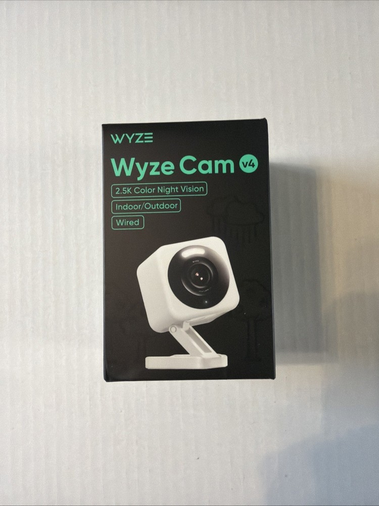 Wyze Cam v4 – 2.5k QHD WiFi Indoor/Outdoor Security Camera, w/ Color Nightvision
