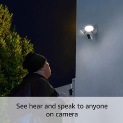 NEW Ring Floodlight Cam Wired PRO WHITE – Bird Eye View 3D LATEST MODEL CAMERA