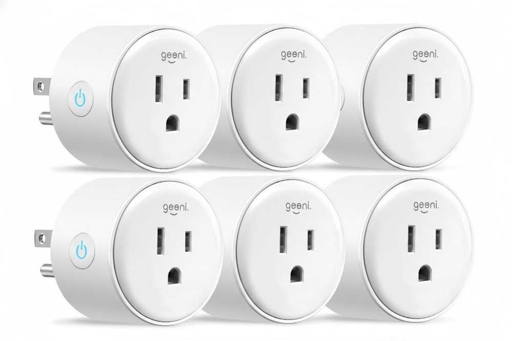 Geeni DOT (6 Pack) Smart Wi-Fi Outlet Plugs with Voice Control