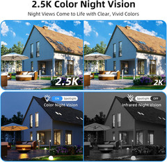 2.5K 4G Camara De Seguridad Sin Wifi Con Panel Solar Audio Para Casas Exteriores