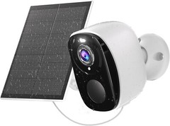 2K Solar Security Cameras Wireless Outdoor Solar Outdoor Camera SD/Cloud Storage