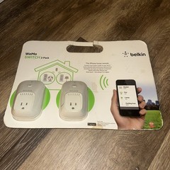 Belkin WeMo Smart Switch 2 Pack, White NEW in Sealed Package Works With I Phone