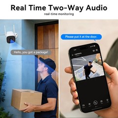 8MP 10CH NVR Outdoor Wireless WIFI Security Camera Audio System WIFI CCTV Lot