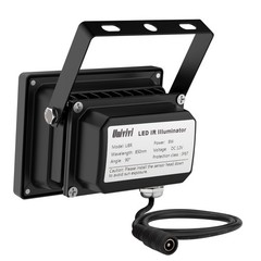 IR Illuminator 90 Degree Wide Angle 8-LEDs IR Infrared Light 850nm In